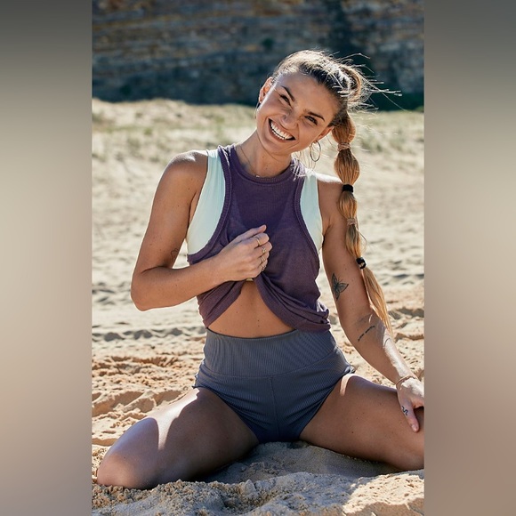 FP Movement Free People Settle it on the Court Briefs in Gray - Picture 4 of 6